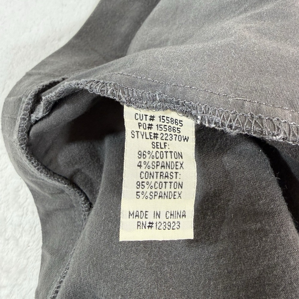 XCVI GEYSER CROP Womans Pants Sz XL Charcoal Pull On Ruched Leg Boho Minimalist - Picture 6 of 11